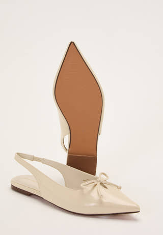 Pointy Flat Slingback