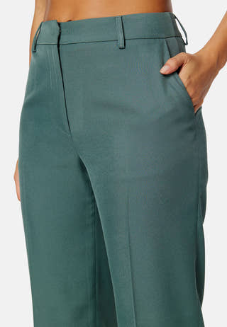 High Waist Regular Suit Trousers