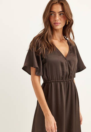 Satin Maxi Dress