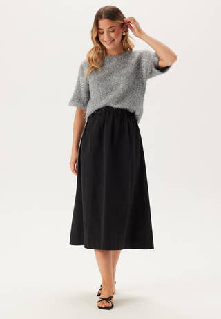 Sparkling Knitted Short Sleeve Sweater