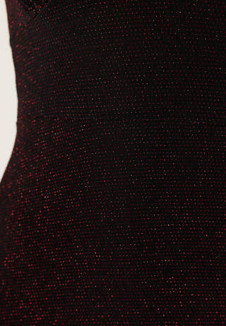 Sparkling Puff Sleeve Dress