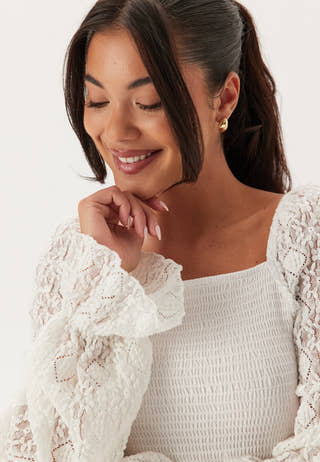 Square Neck Smock Top