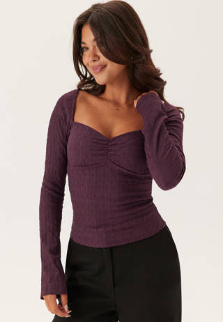 Structure Sweetheart Top