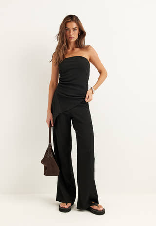 Structure Wide Trousers