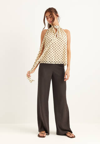Structure Wide Trousers