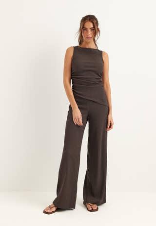 Structure Wide Trousers