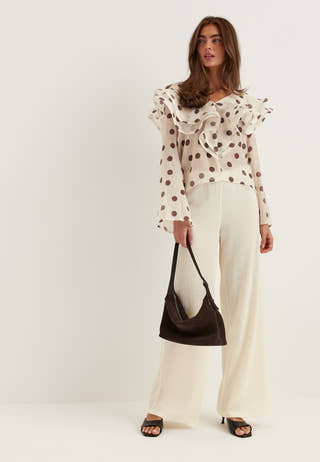Structure Wide Trousers