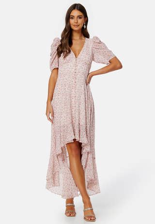Summer Luxe High-Low Midi Dress