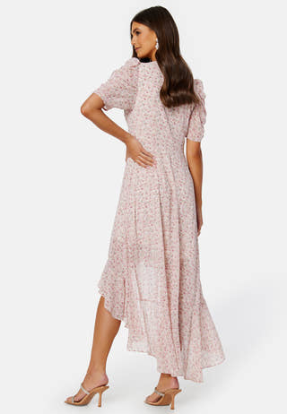 Summer Luxe High-Low Midi Dress