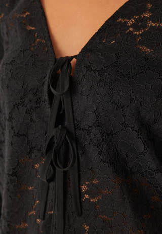 Tie Lace Cardigan