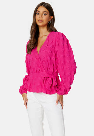 Triniti wrap blouse