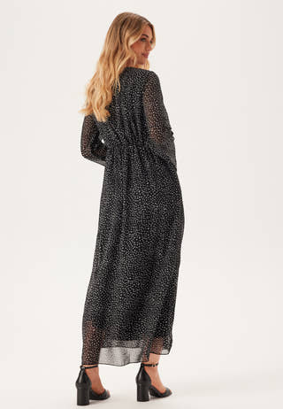 V-Neck Frill Dress