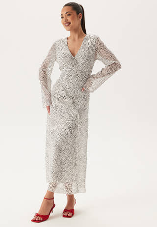 V-Neck Frill Dress