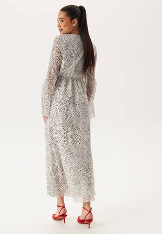 V-Neck Frill Dress