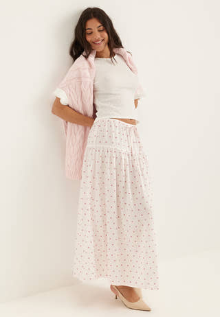 bubbleroom-viscose-skirt-dotted