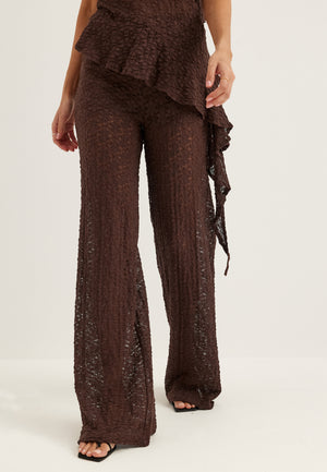 Wide Lace Trousers