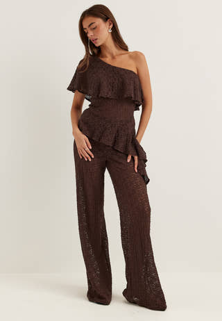 Wide Lace Trousers