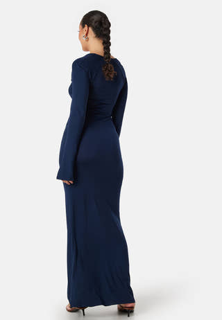 Square Neck L/S Maxi Dress