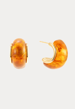 Brown Resin Hoop