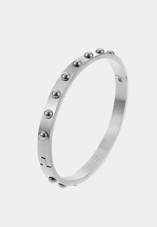 Fiona Dot Bangle Steel