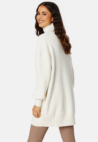 Badge Loose Sweater Dress