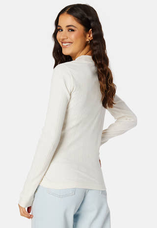 Badge Rib Long Sleeve