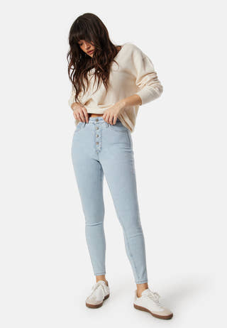 High Rise Super Skinny Ankle