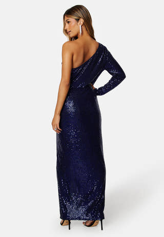 Opal Sequin One Shoulder Dress