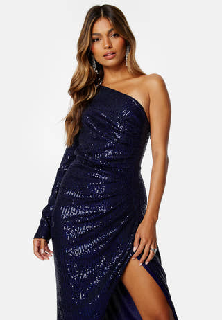 Opal Sequin One Shoulder Dress