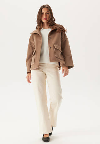 Cropped Wool Jacket