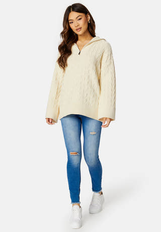 Herringbone Half Zip