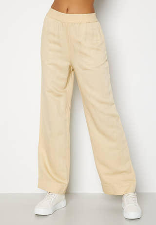 Linen Viscose Pull-On Pants