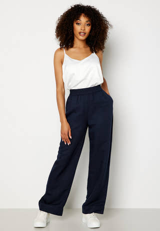 Linen Viscose Pull-On Pants