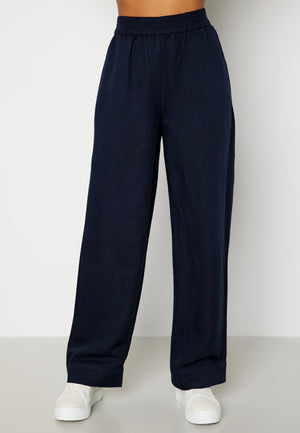 Linen Viscose Pull-On Pants