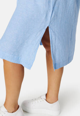 Relaxed Linen Shirt Dress