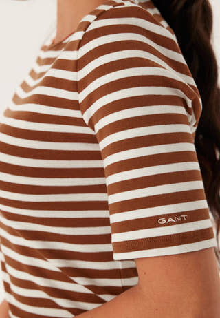 Slim Striped Ribb T-Shirt