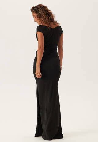 Bardot Pleat Maxi Dress