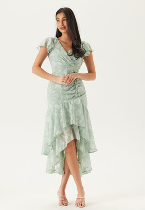 Chiffon Flutter High Low Dress