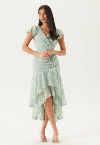 Chiffon Flutter High Low Dress
