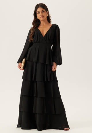 Long Sleeve Tiered Maxi Dress