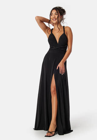 Multi Tie Maxi Dress Split