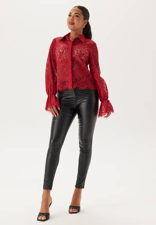 Buttoned Lace Shirt