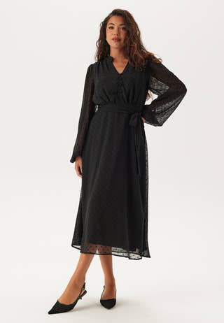 Dotted Button Dress