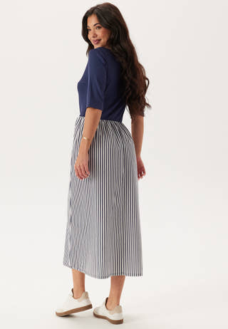 Fabric Mix Dress