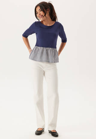 Fabric Mix Top