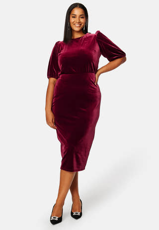 Irse Velvet Midi Dress