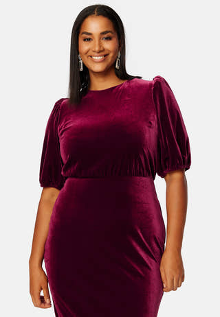 Irse Velvet Midi Dress