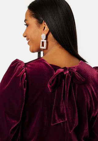 Irse Velvet Midi Dress