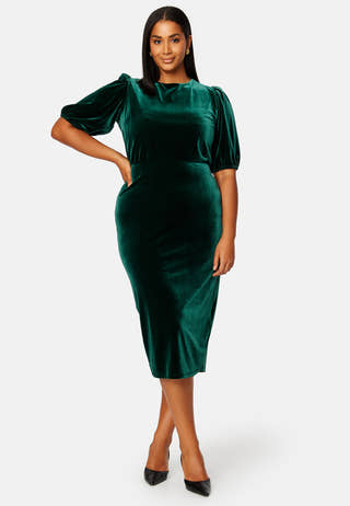 Irse Velvet Midi Dress