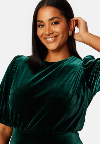 Irse Velvet Midi Dress